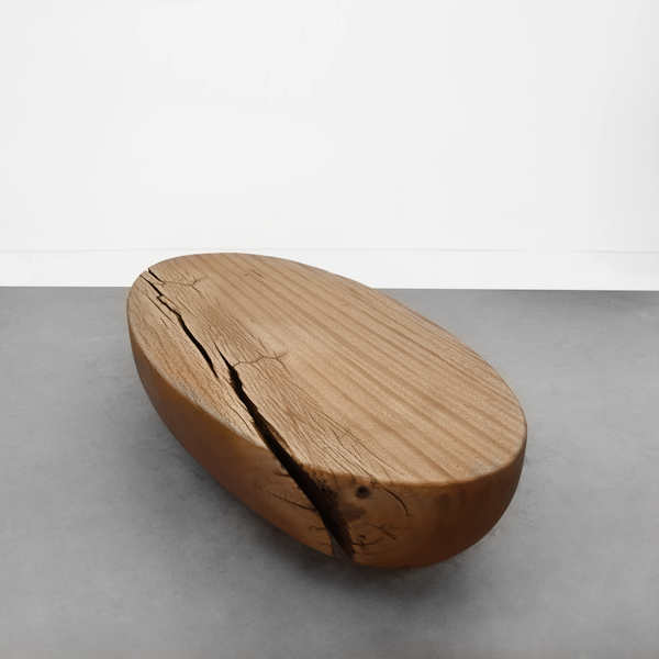 mesa de centro organica madeira