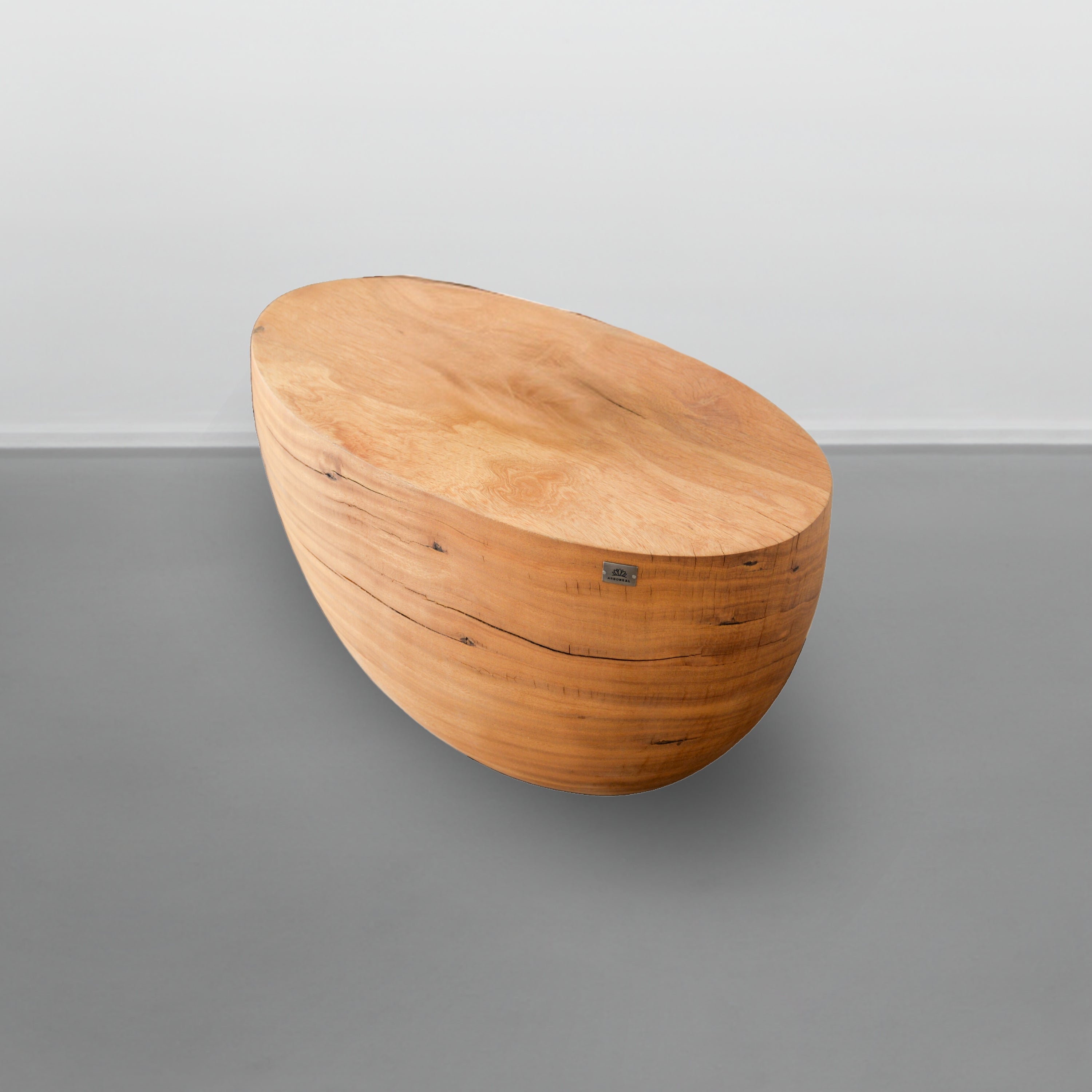 mesa de centro clean arboreal madeira maciça estilo minimalista