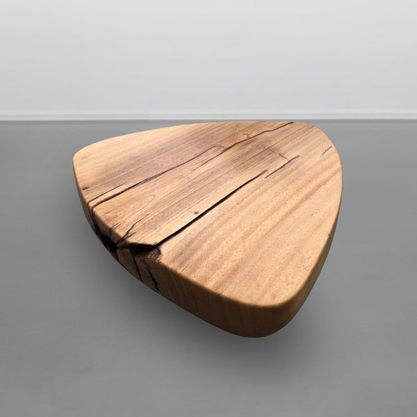 mesa de centro organica madeira maciça rustica