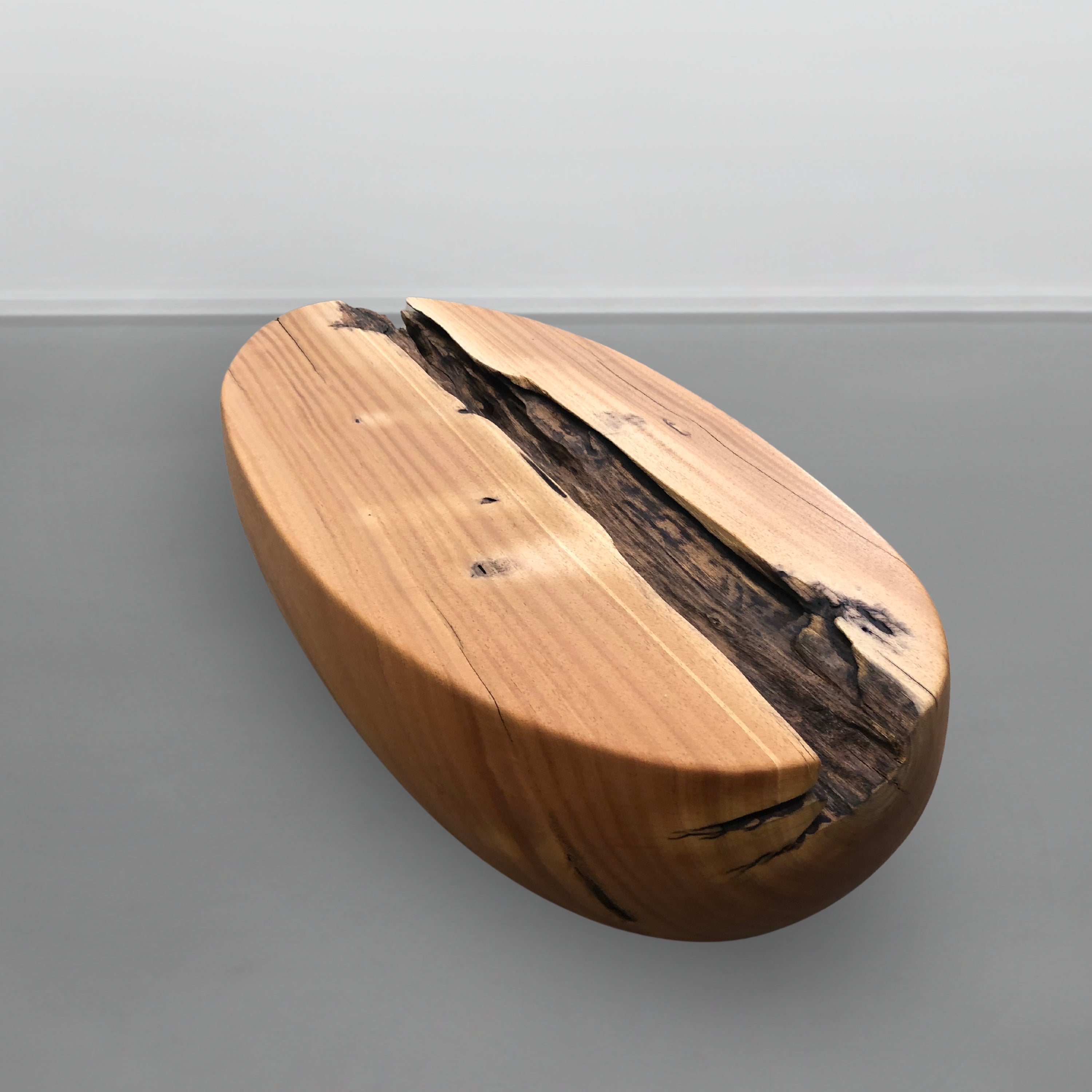 mesa de centro organica rustica madeira maciça arboraeal