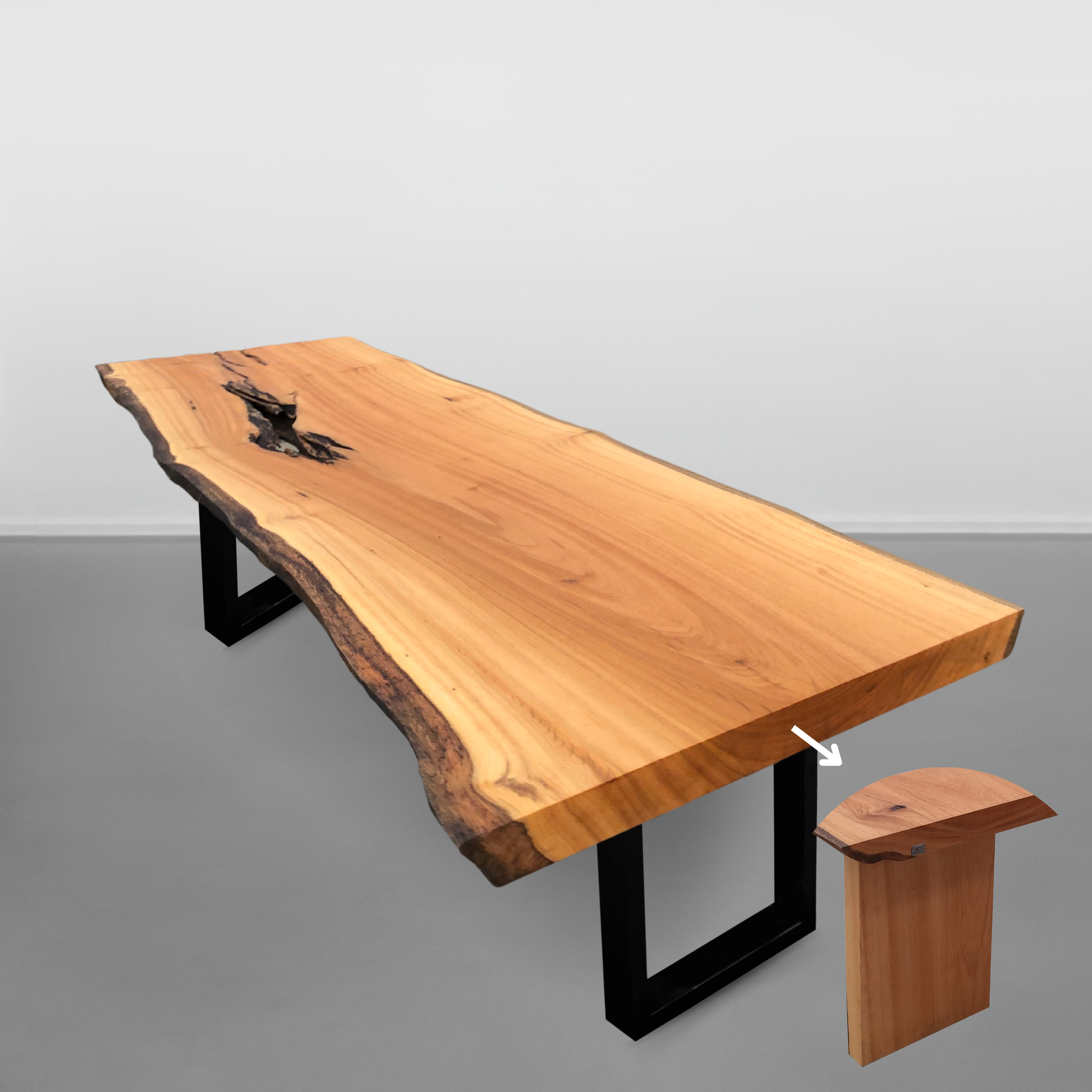 Mesa Madeira Maciça - 80 x 220 cm