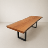 mesa de jantar live edge