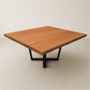 mesa rustica quadrada