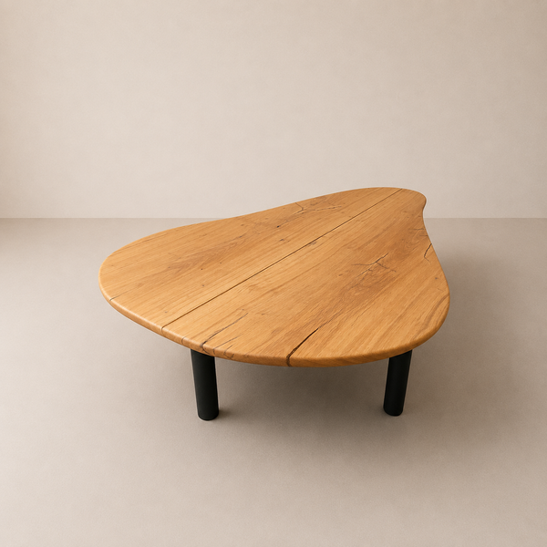 mesa de centro organica prancha clean arboreal madeira maciça