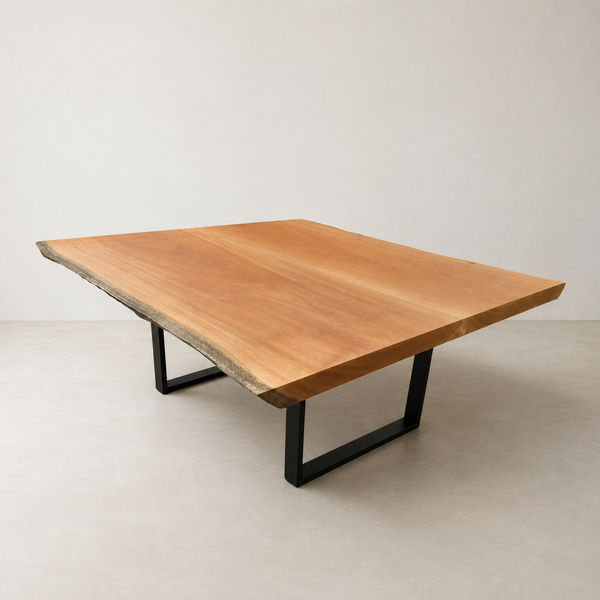 mesa industrial quadrada rustica