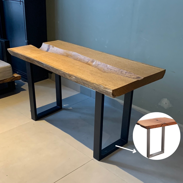 Mesa Madeira Maciça - 67 x 140 cm