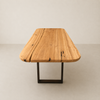mesa geometric linha organica adeira maciça