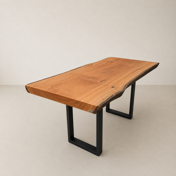 mesa de jantar live edge