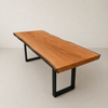 mesa de jantar live edge