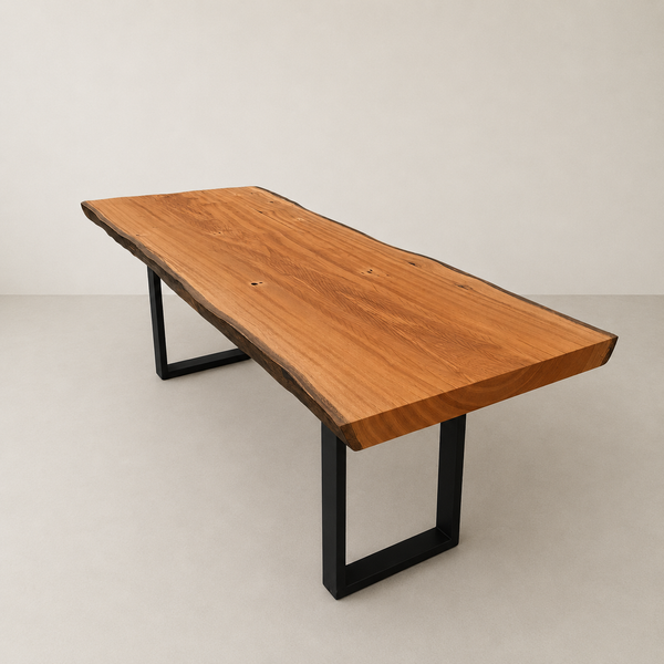 mesa de jantar live edge