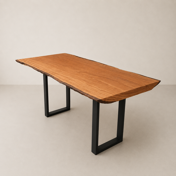mesa de jantar live edge