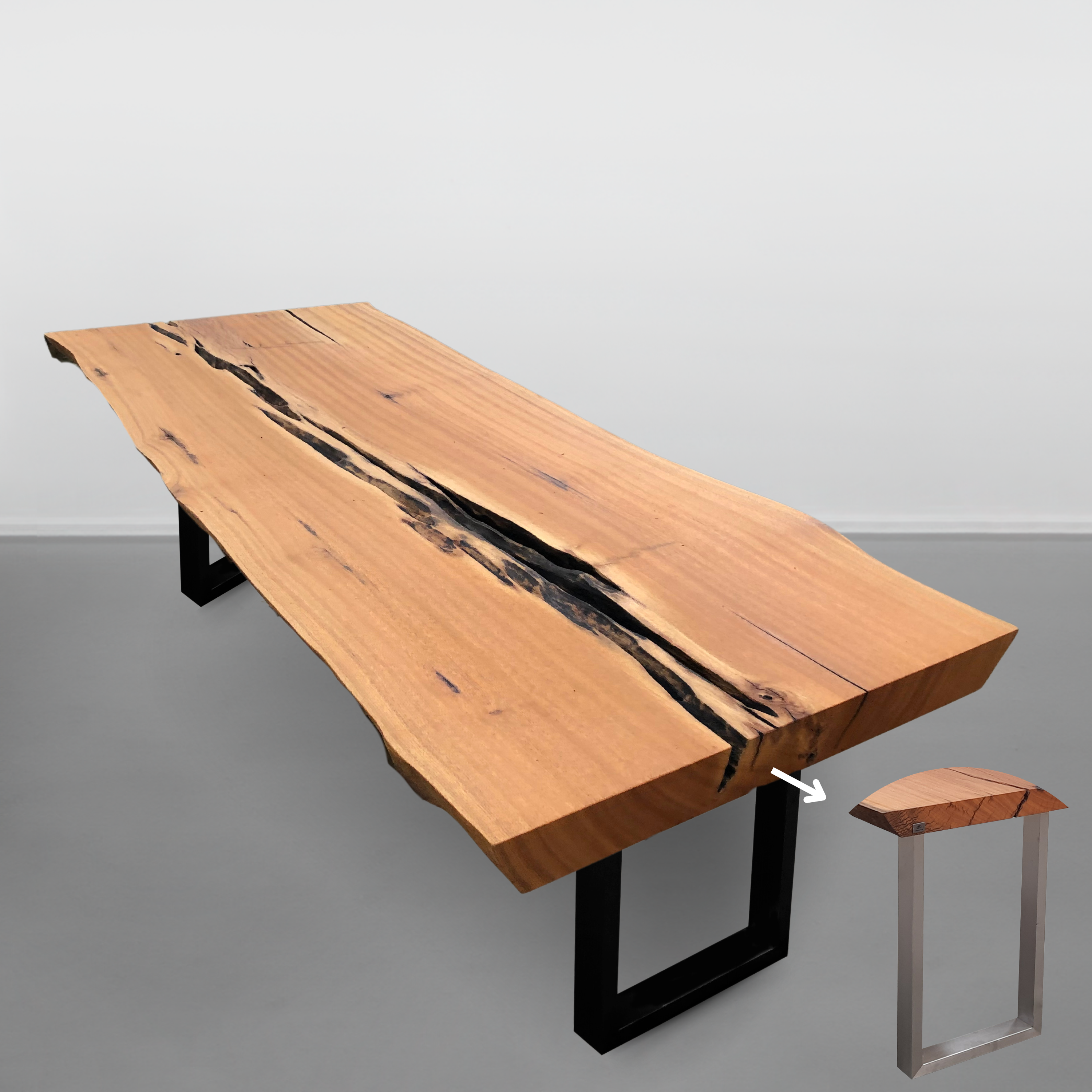 Mesa Madeira Maciça - 87 x 220 cm