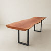 mesa de jantar live edge