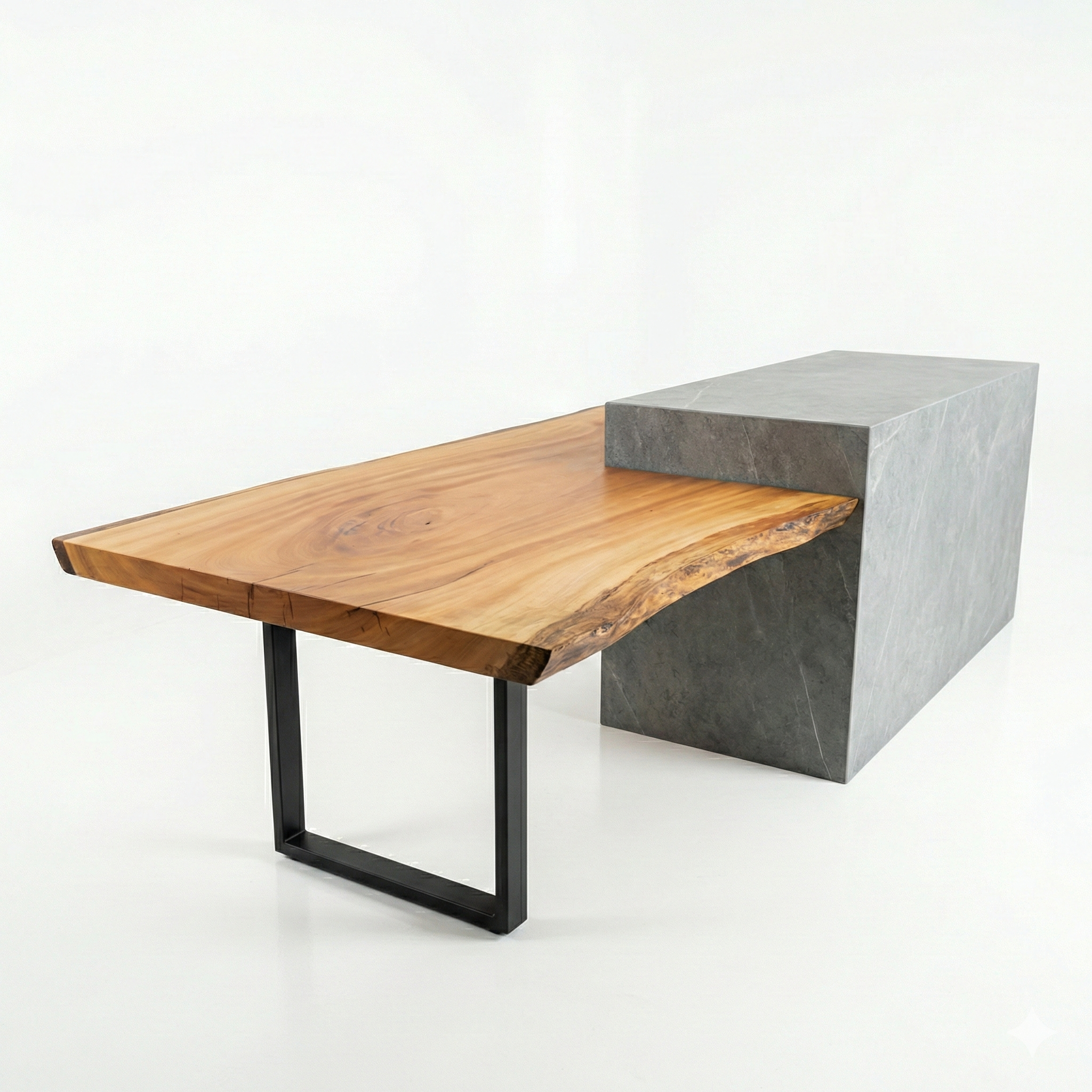 bancada de ilha madeira maciça arboreal