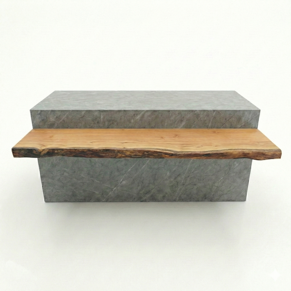 bancada de ilha madeira maciça arboreal