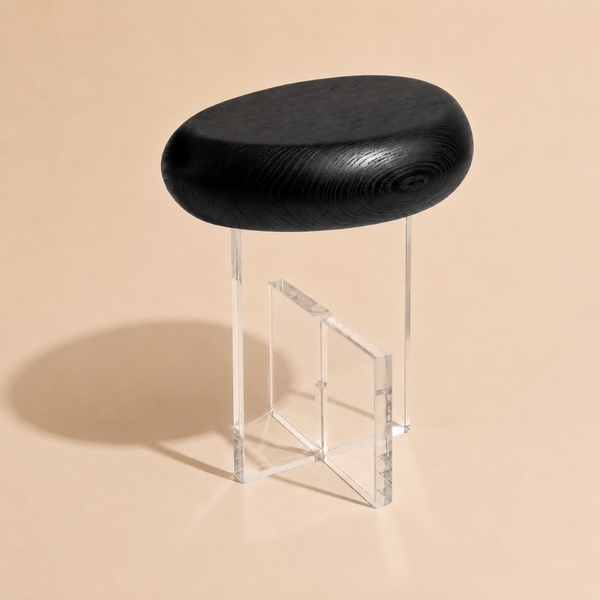 "Pebbles" Side Table Ebonized - Pedro Gallasso + ArboReal