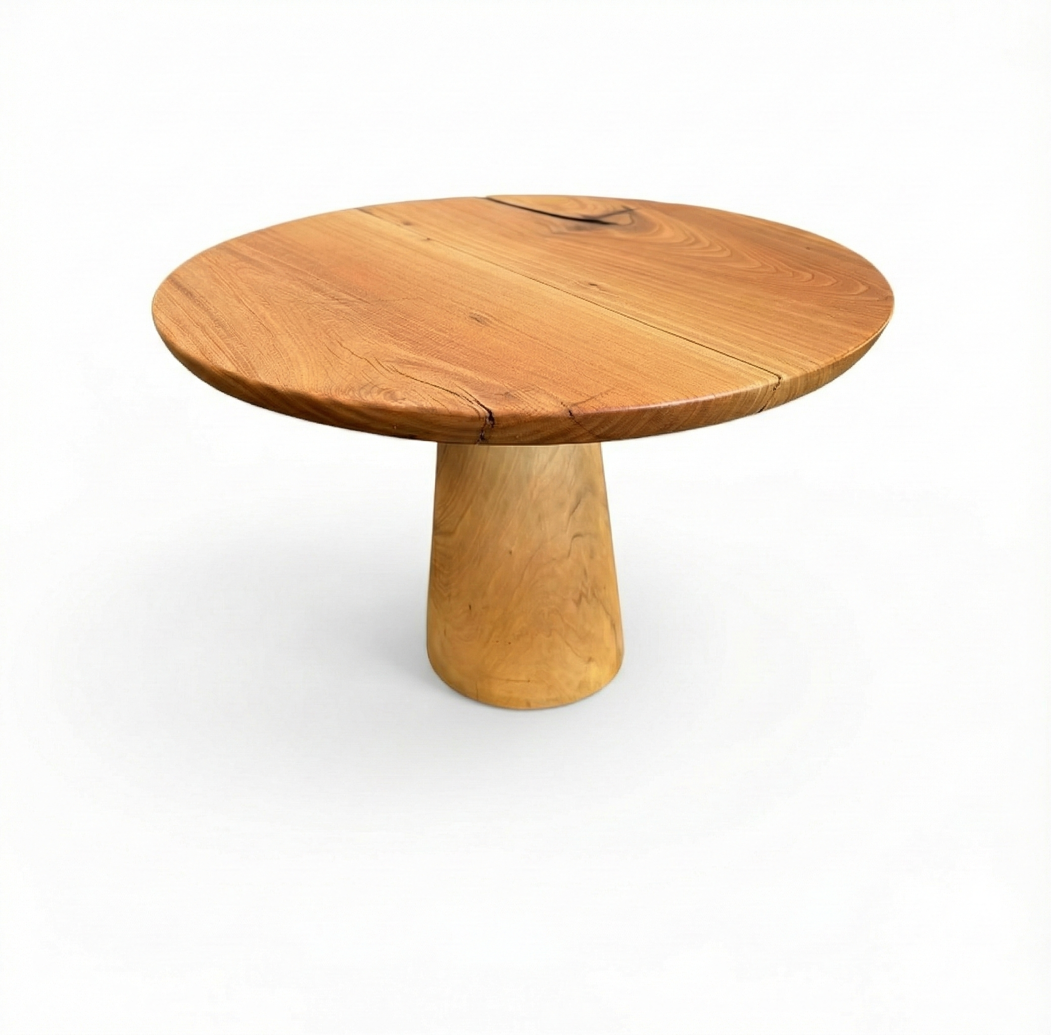 Mesa Redonda com Pé Cônico Madeira