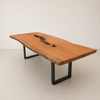 mesa organica rustica