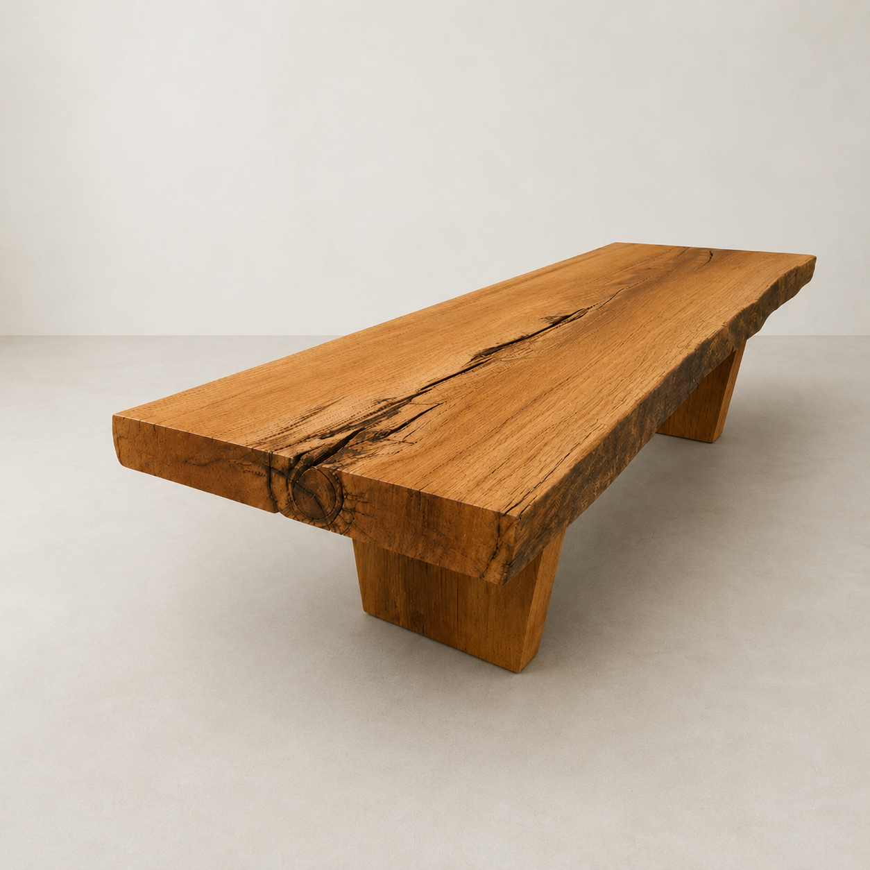 mesa rústica bloco linha nature