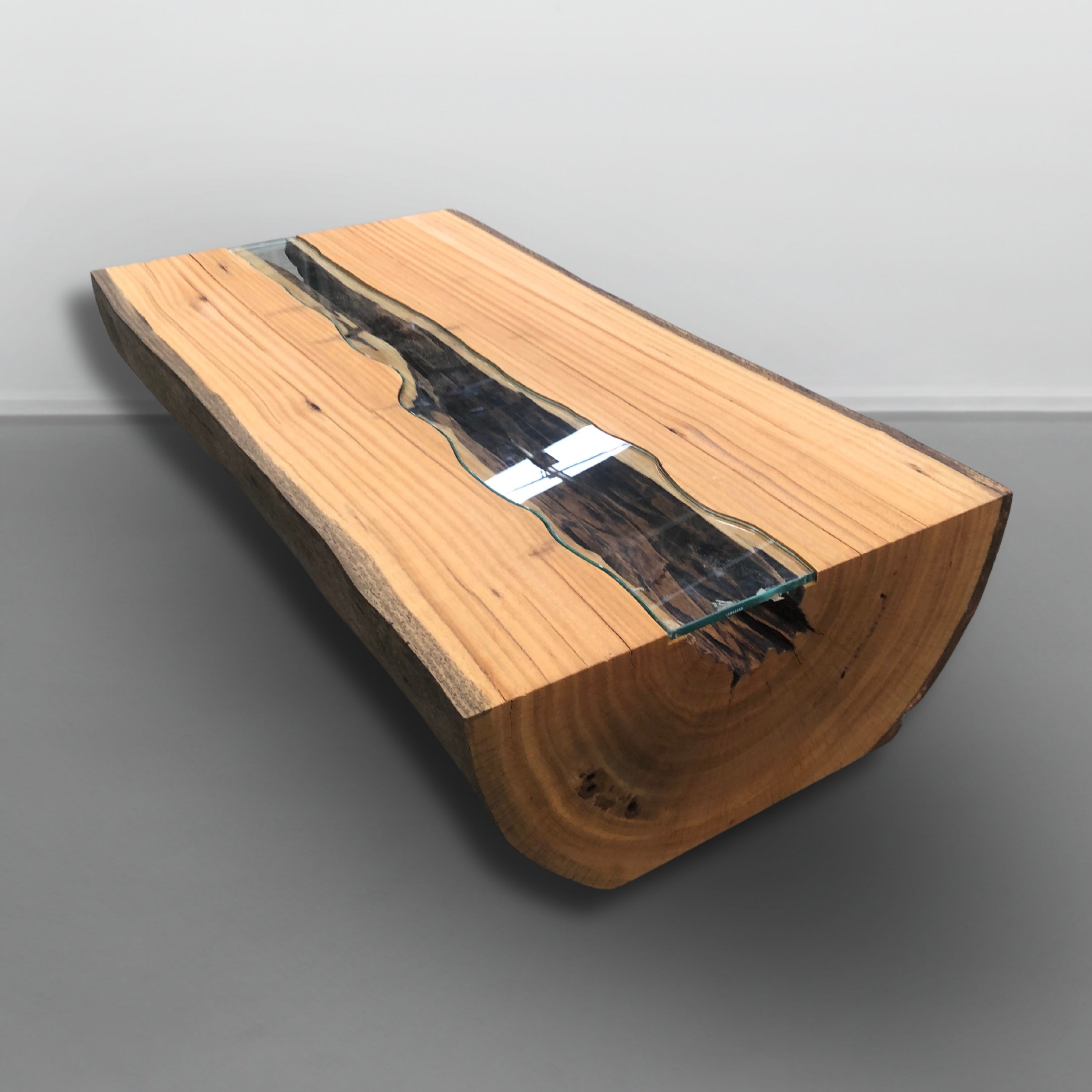 Mesa de Centro tronco rustica madeira maciça
