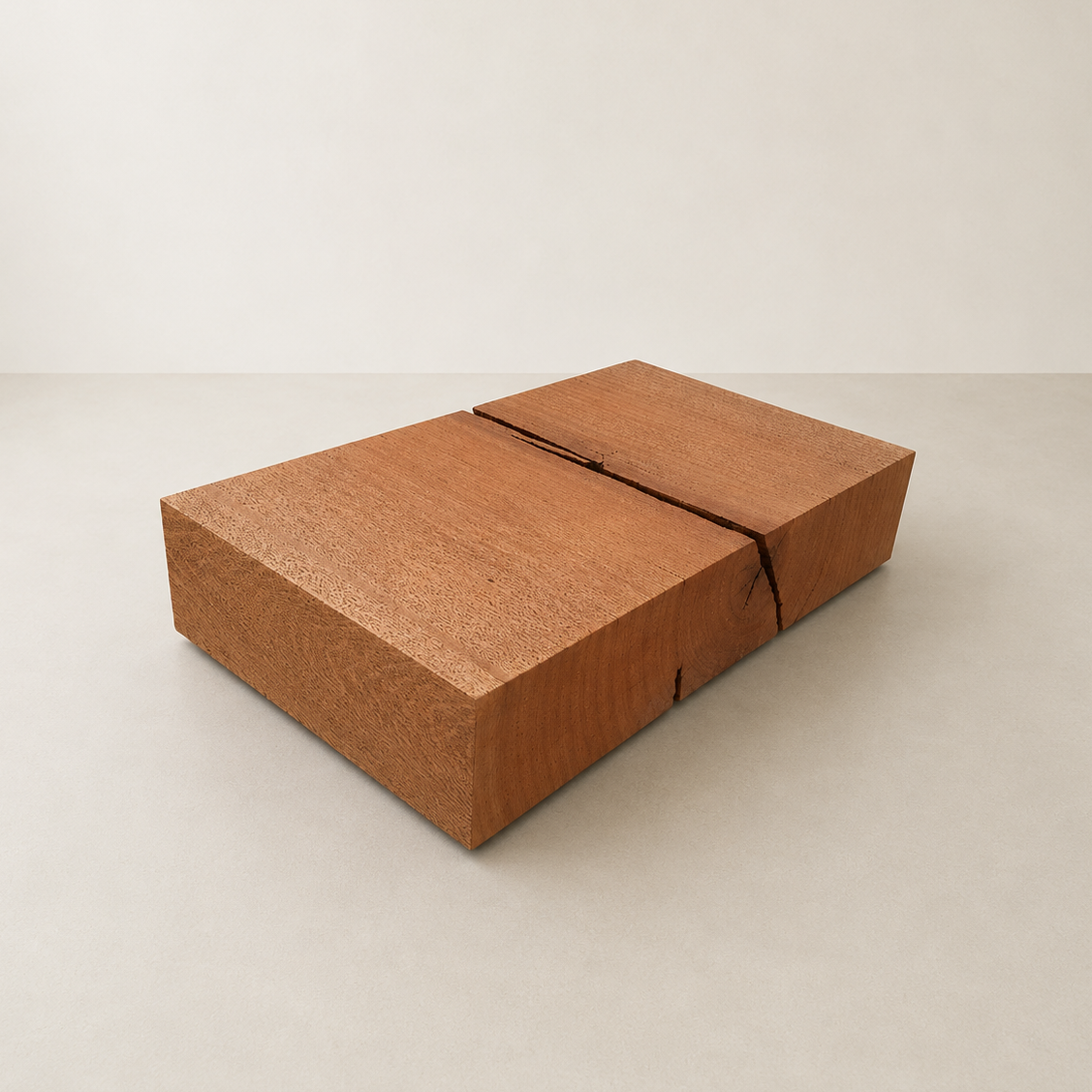 Mesa de Centro Bordas Retas Linha Nature