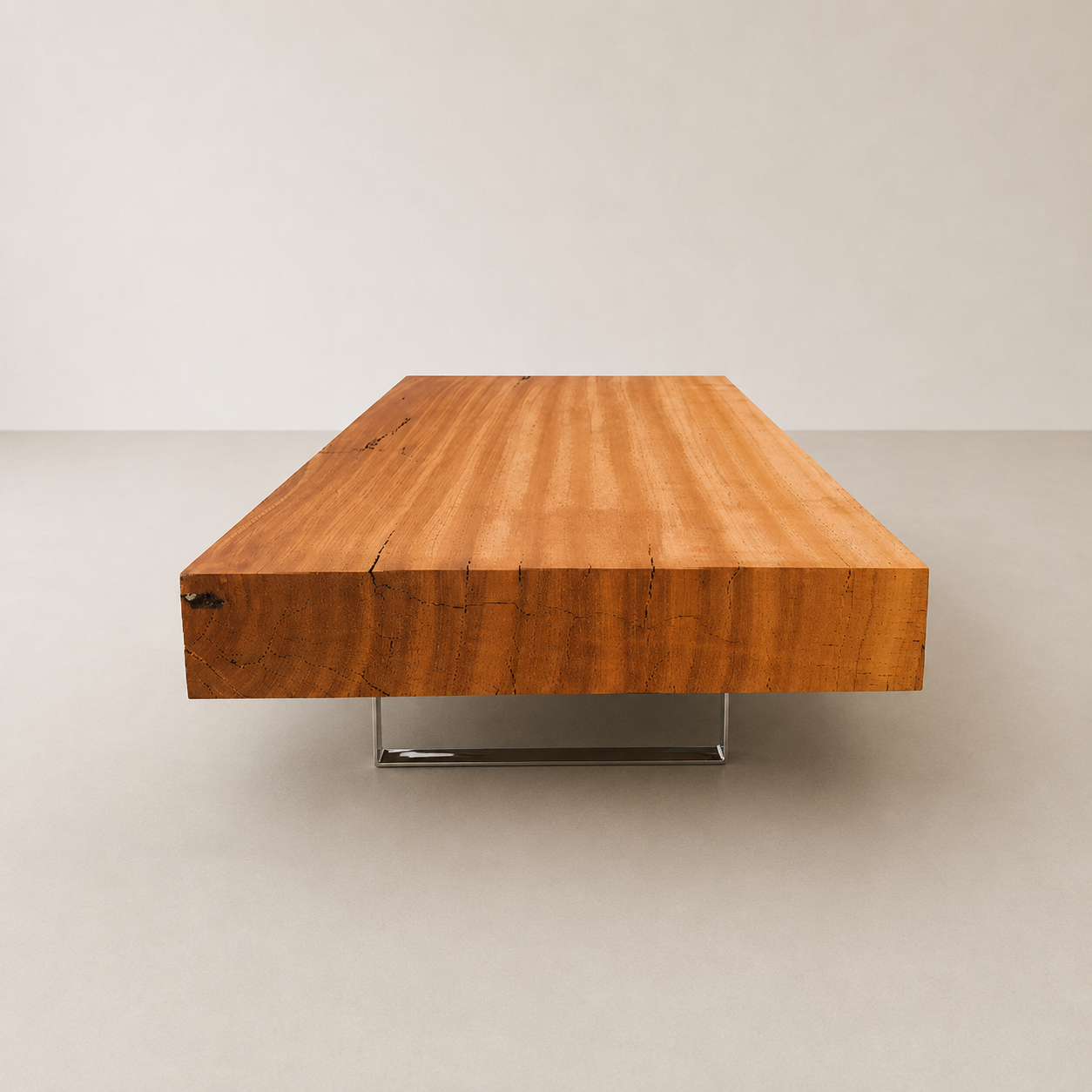 mesa de centro rustica de luxo arboreal