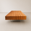 mesa de centro rustica de luxo arboreal
