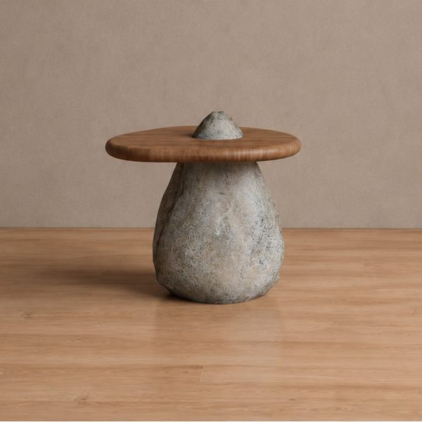 Mesa Lateral Gaia - Linha WoodStone ArboReal