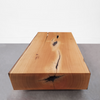 mesa de centro de madeira maciça