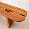 Mesa orgânica ArboREAL linha clean 180x45 cm para 6 lugares, pronta entrega, ideal para ambientes elegantes e modernos.
