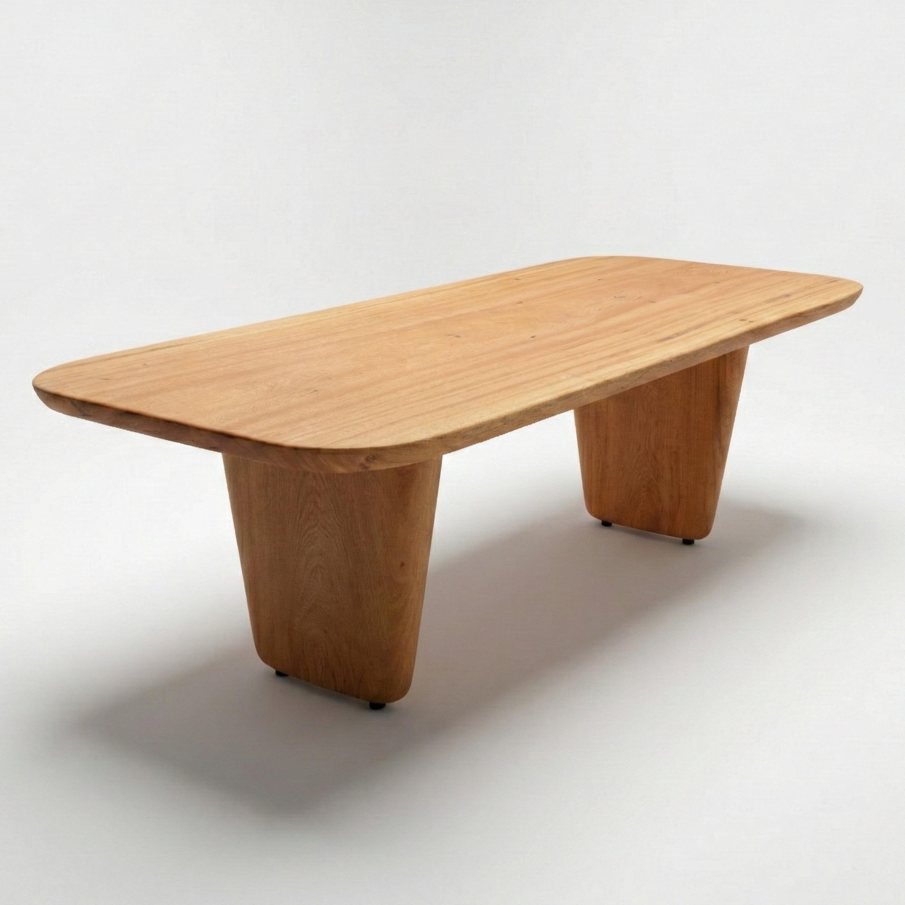 mesa geometric arboreal madeira maciça organica