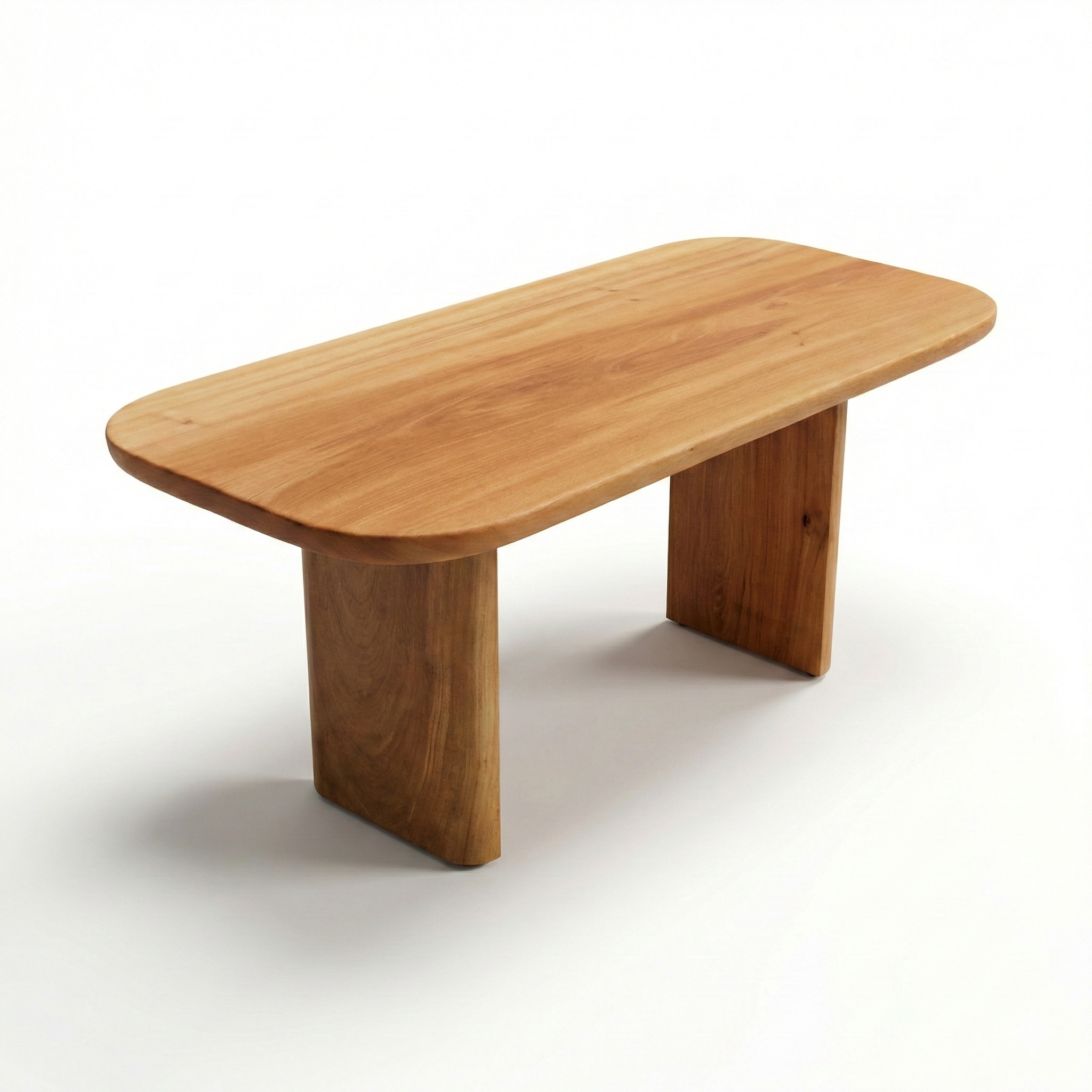 mesa geometric arboreal madeira maciça organica