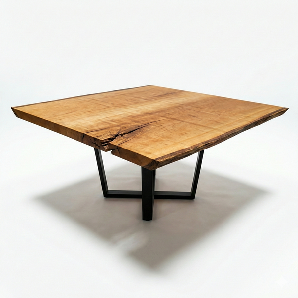 mesa quadrada madeira maciça arboreal