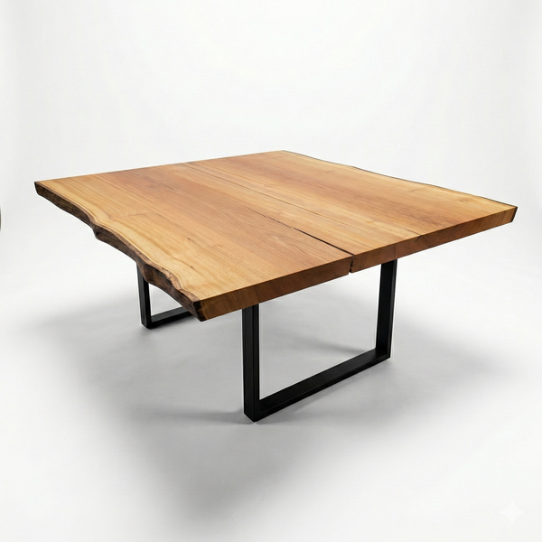 mesa quadrada madeira maciça arboreal