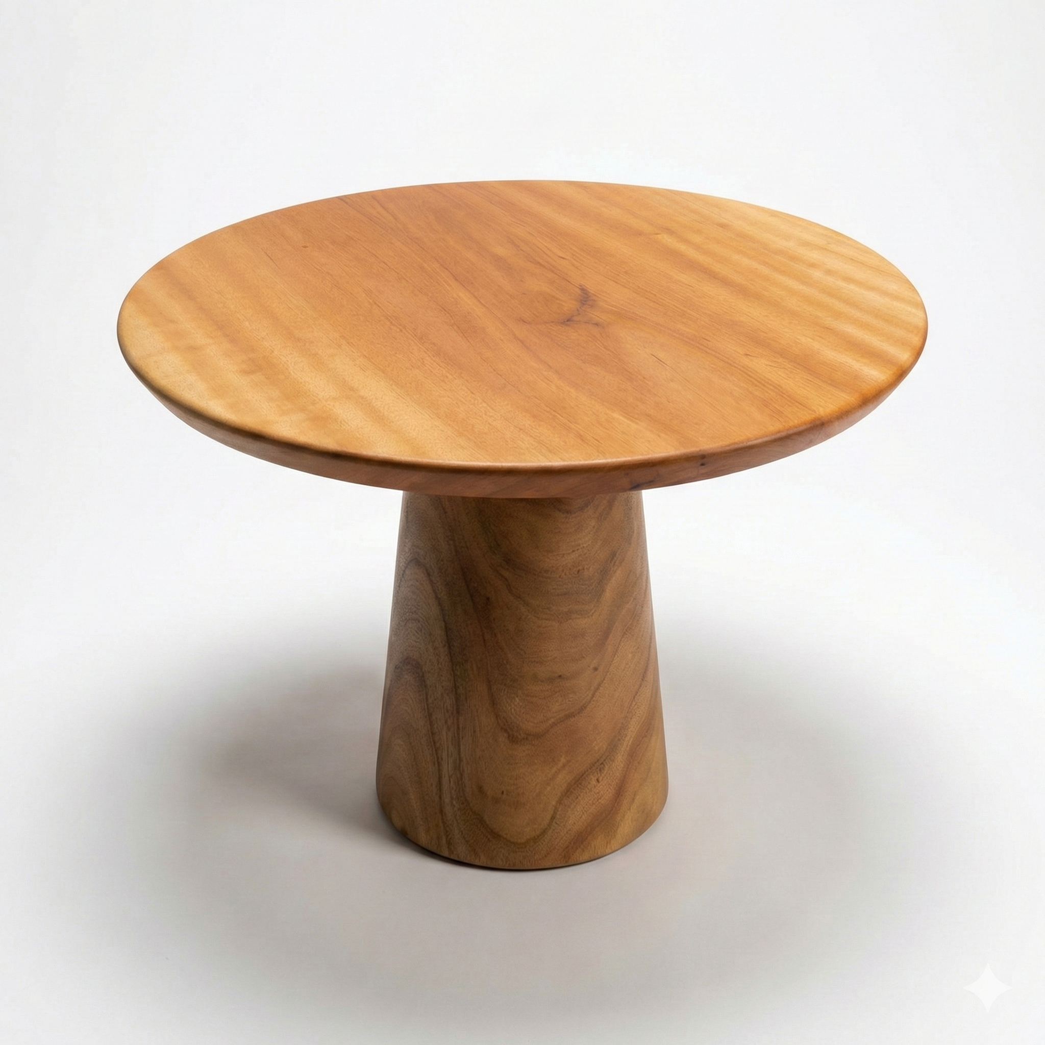 mesa orb redonda madeira maciça arboreal