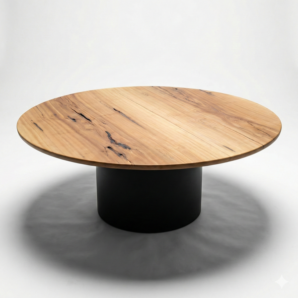 mesa orb redonda madeira maciça arboreal