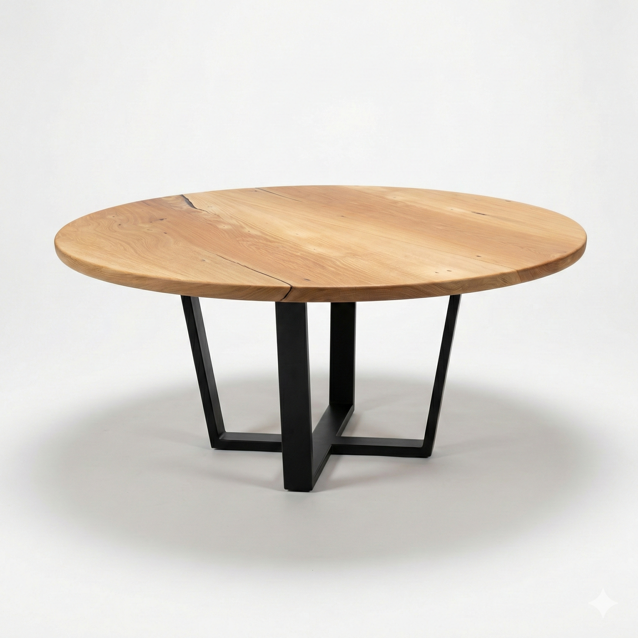 mesa orb redonda madeira maciça arboreal