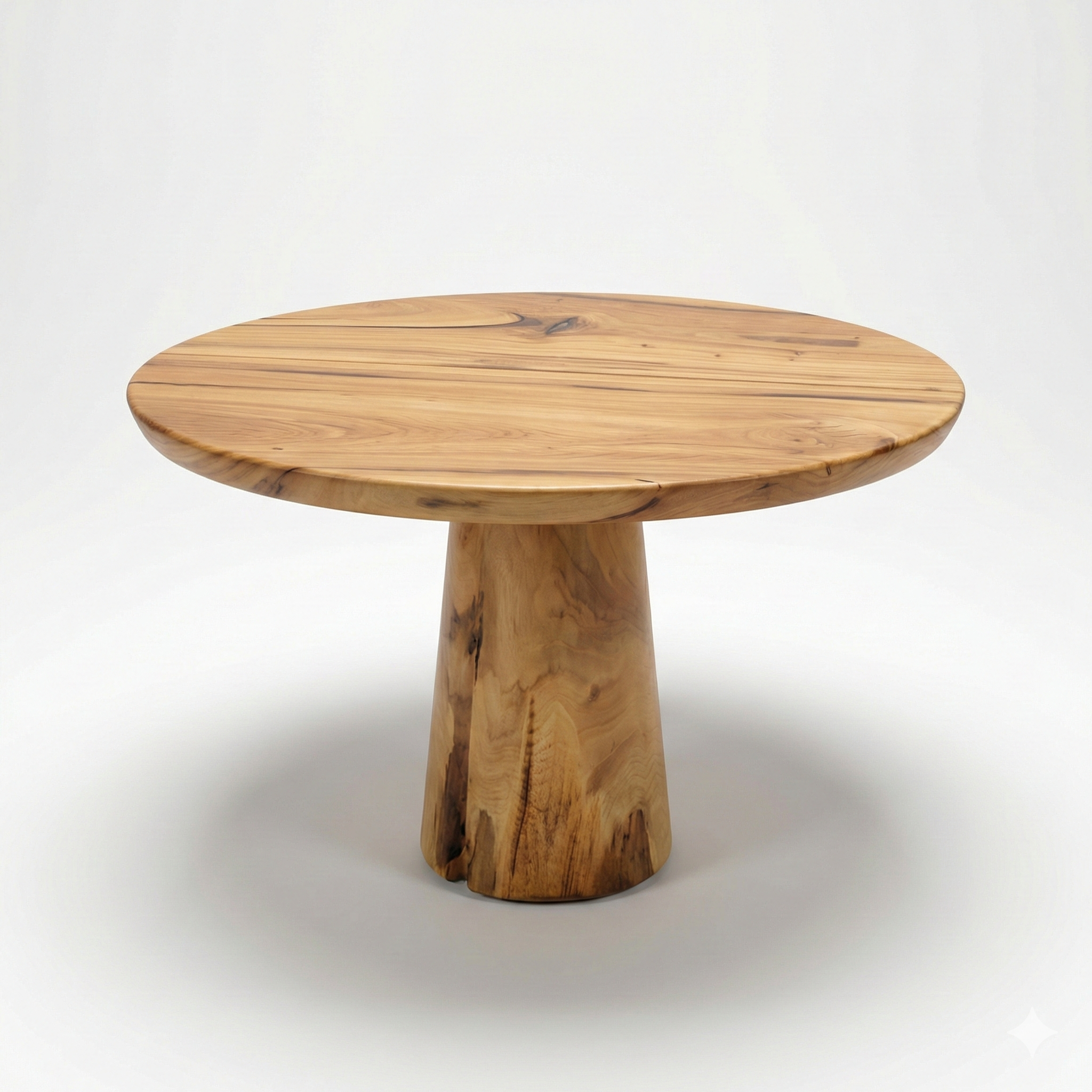 mesa orb redonda madeira maciça arboreal