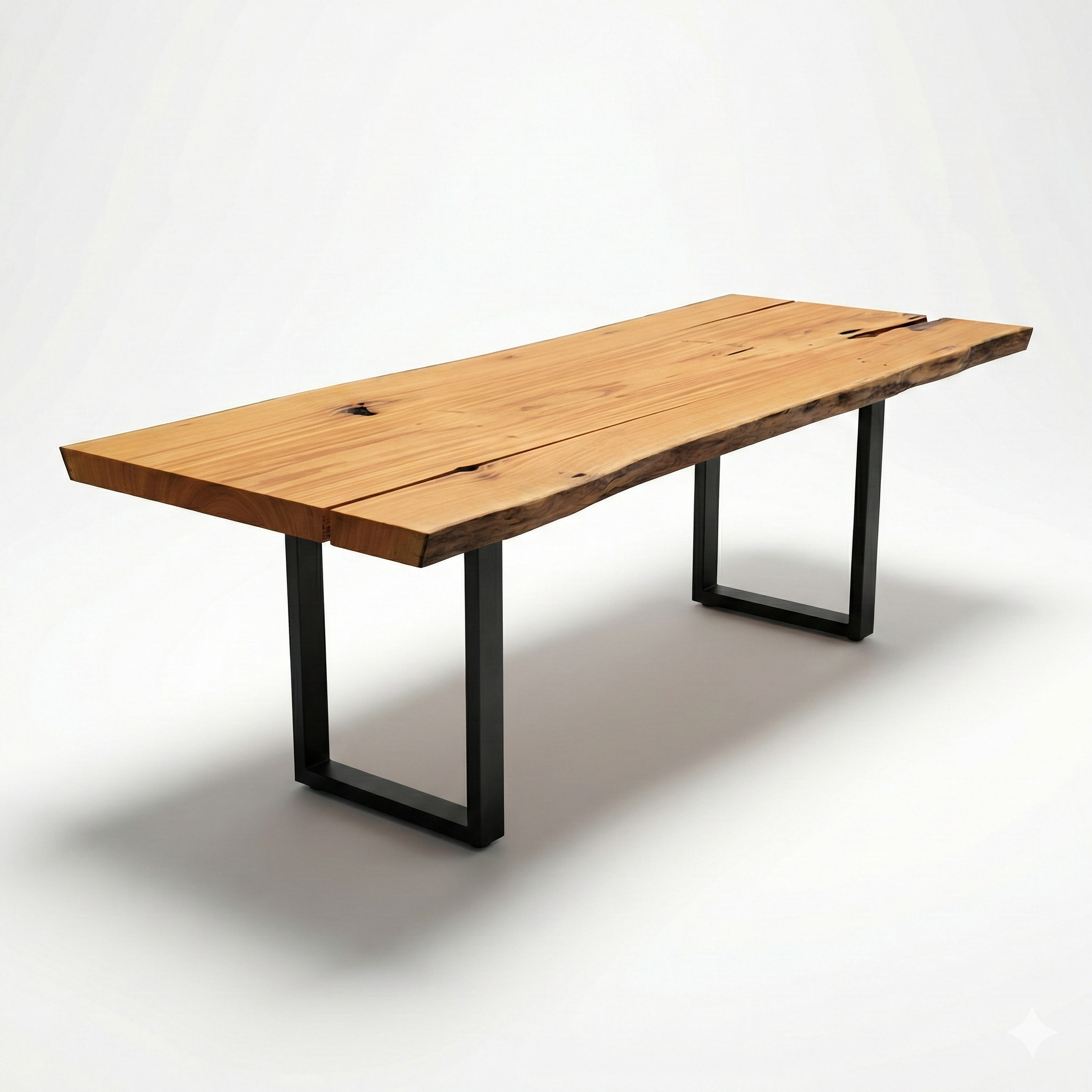 mesa organica madeira maciça 8 lugares arboreal