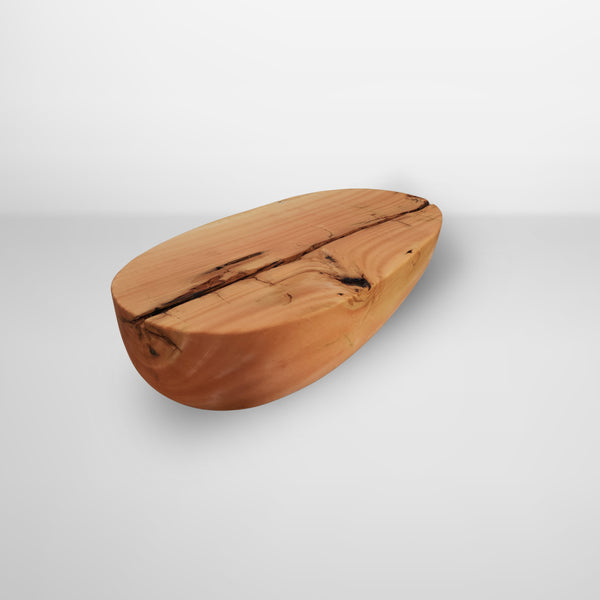 mesa de centro organica ovale - linha clean arboreal pronta entrega