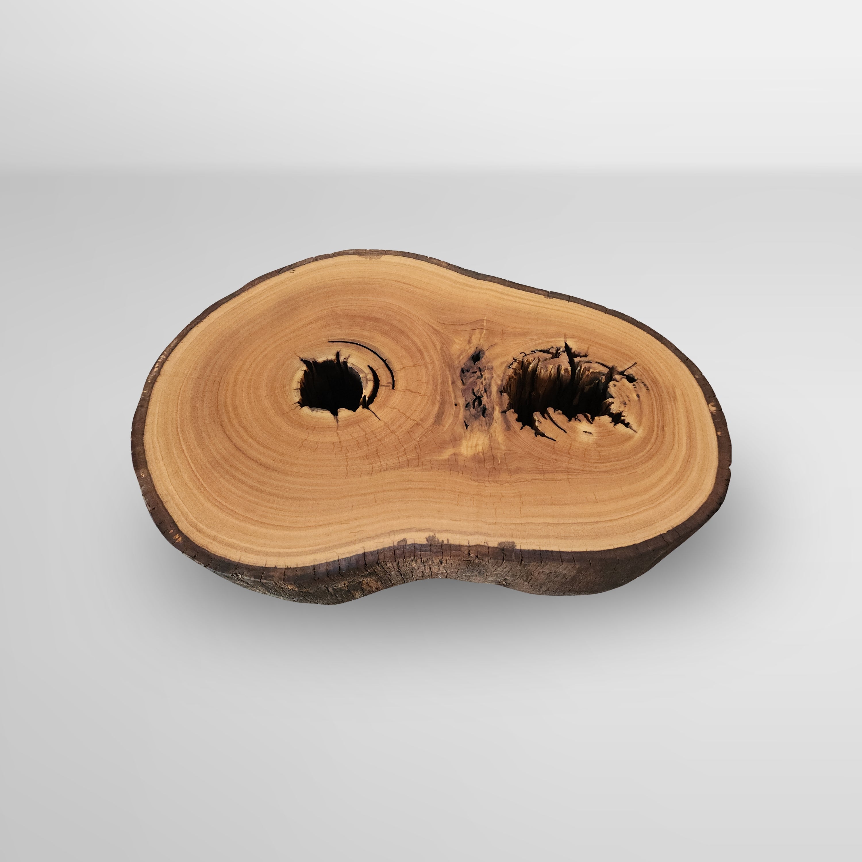 mesa de centro organica tora madeira maciça arboreal pronta entrega