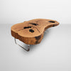 mesa de centro organica madeira maciça rustica pronta entrega arboreal