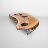 mesa de centro organica madeira maciça rustica pronta entrega arboreal