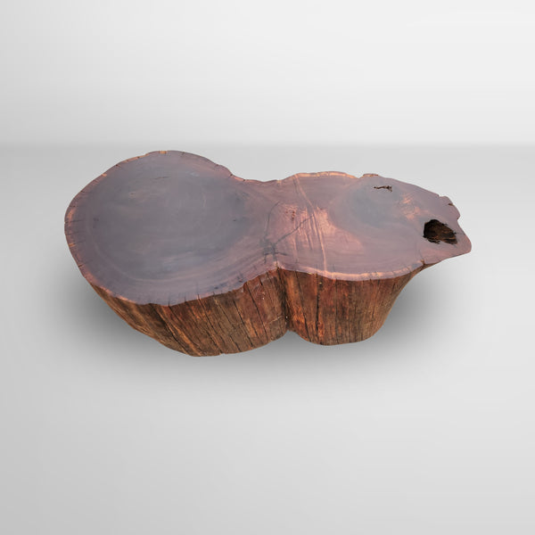 mesa de centro organica rustica ipe madeira maciça pronta entrega arboreal