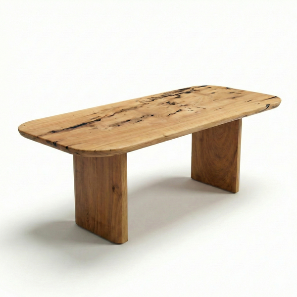 mesa organica 6 lugares madeira maciça pronta entrega mesa geometric arboreal