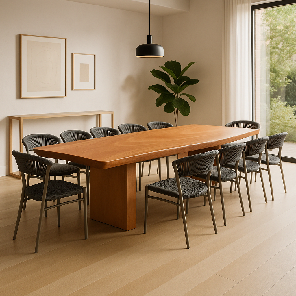 mesa madeira maciça 12 lugares pronta entrega arboreal