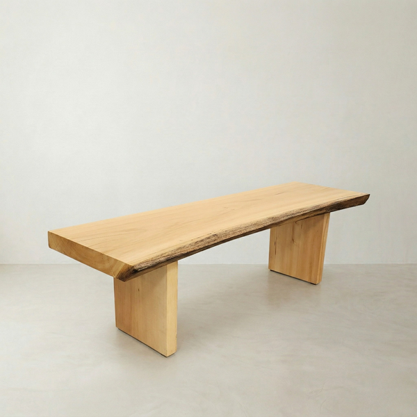 Mesa de jantar orgânica linha rústica ArboReal 160x45 cm em madeira maciça, até 6 lugares, pronta entrega, perfeita para ambientes elegantes.