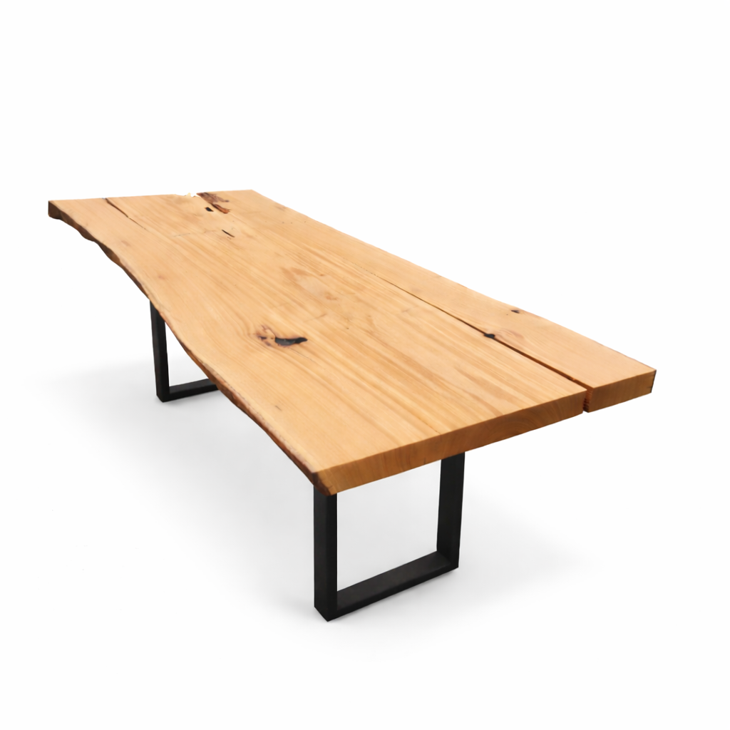 mesa organica madeira maciça 8 lugares arboreal