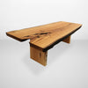 mesa madeira maciça organica varanda gourmet 8 lugares pronta entrega arboreal pes de madeira