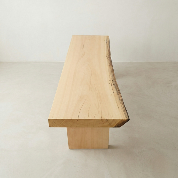 Mesa de jantar orgânica linha rústica ArboReal 160x45 cm em madeira maciça, até 6 lugares, pronta entrega, perfeita para ambientes elegantes.